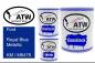 Preview: Ford, Royal Blue Metallic, KM / M6479: 1L Lackdose + 1L Klarlack + 500ml Härter - Set, von ATW Autoteile West.